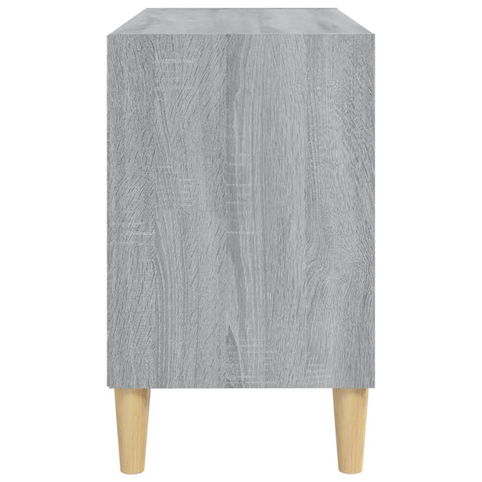 Comodă TV cu picioare lemn masiv, gri sonoma, 69,5x30x50 cm - WALTI WALTI