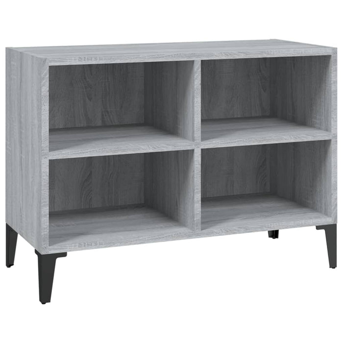 Comodă TV cu picioare metalice, gri sonoma, 69,5x30x50 cm - WALTI WALTI