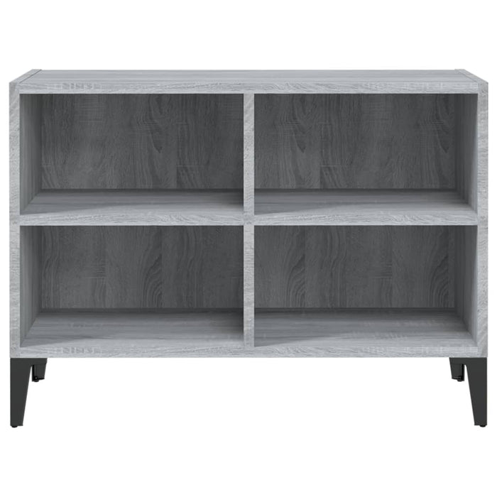 Comodă TV cu picioare metalice, gri sonoma, 69,5x30x50 cm - WALTI WALTI