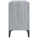 Comodă TV cu picioare metalice, gri sonoma, 69,5x30x50 cm - WALTI WALTI