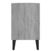Comodă TV picioare din metal, stejar sonoma gri, 103,5x30x50 cm - WALTI WALTI