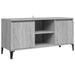 Comodă TV cu picioare metalice, sonoma gri, 103,5x35x50 cm - WALTI WALTI