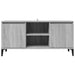 Comodă TV cu picioare metalice, sonoma gri, 103,5x35x50 cm - WALTI WALTI