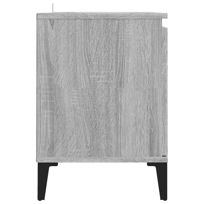 Comodă TV cu picioare metalice, sonoma gri, 103,5x35x50 cm - WALTI WALTI