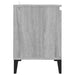 Comodă TV cu picioare metalice, sonoma gri, 103,5x35x50 cm - WALTI WALTI