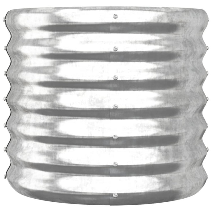 Jardinieră argintiu 40x40x36 cm oțel galvanizat WALTI