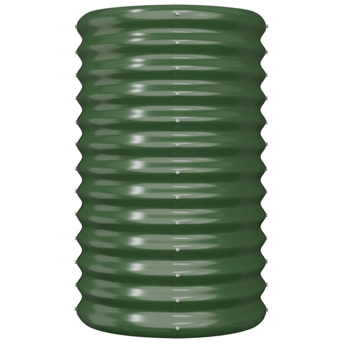 Jardinieră grădină verde 40x40x68 cm oțel galvanizat WALTI