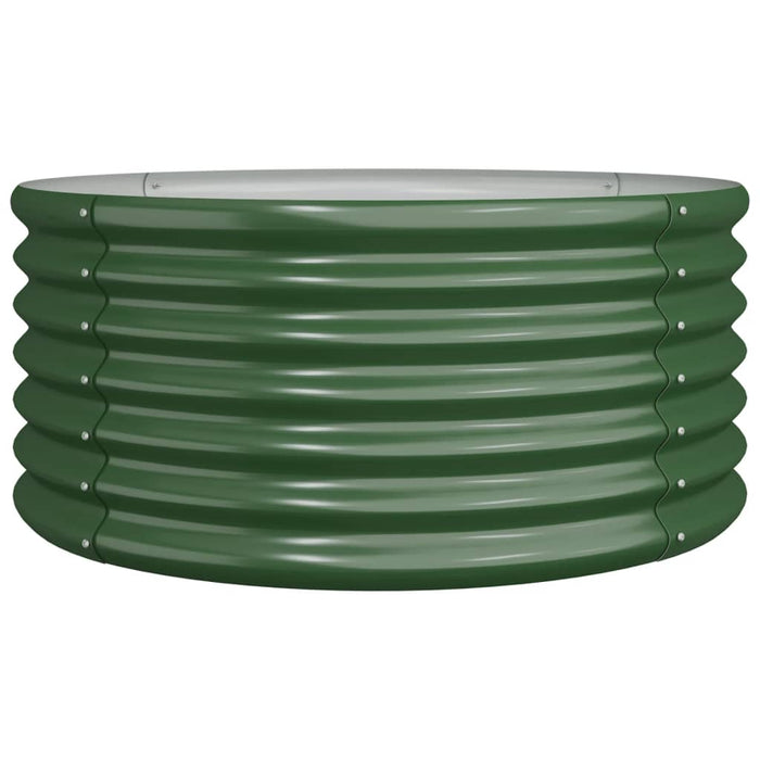 Jardinieră grădină verde 80x80x36 cm oțel galvanizat WALTI