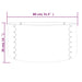 Jardinieră grădină gri 80x80x36 cm oțel vopsit electrostatic - WALTI WALTI