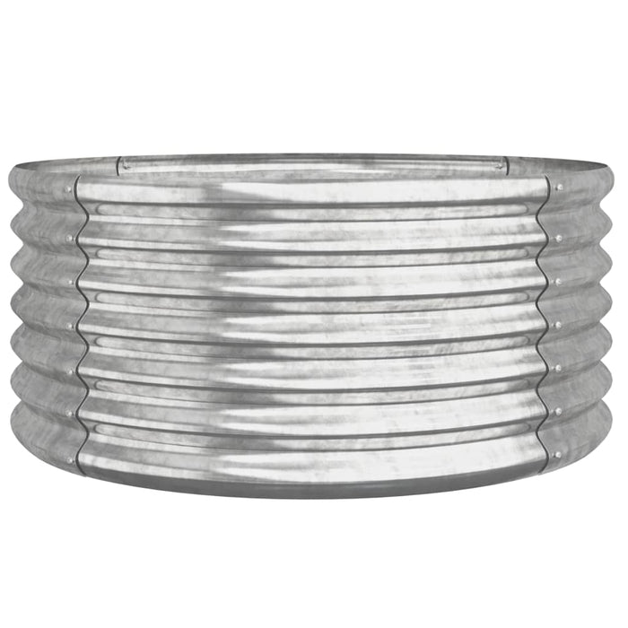 Jardinieră argintiu 80x80x36 cm oțel galvanizat WALTI