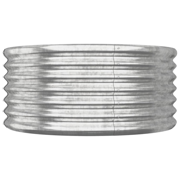 Jardinieră argintiu 80x80x36 cm oțel galvanizat WALTI