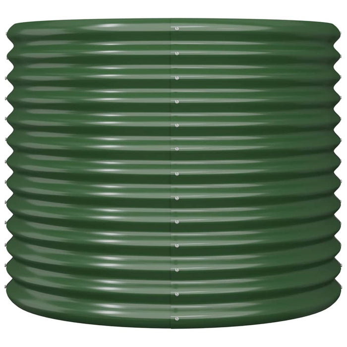 Jardinieră grădină verde 80x80x68 cm oțel galvanizat WALTI