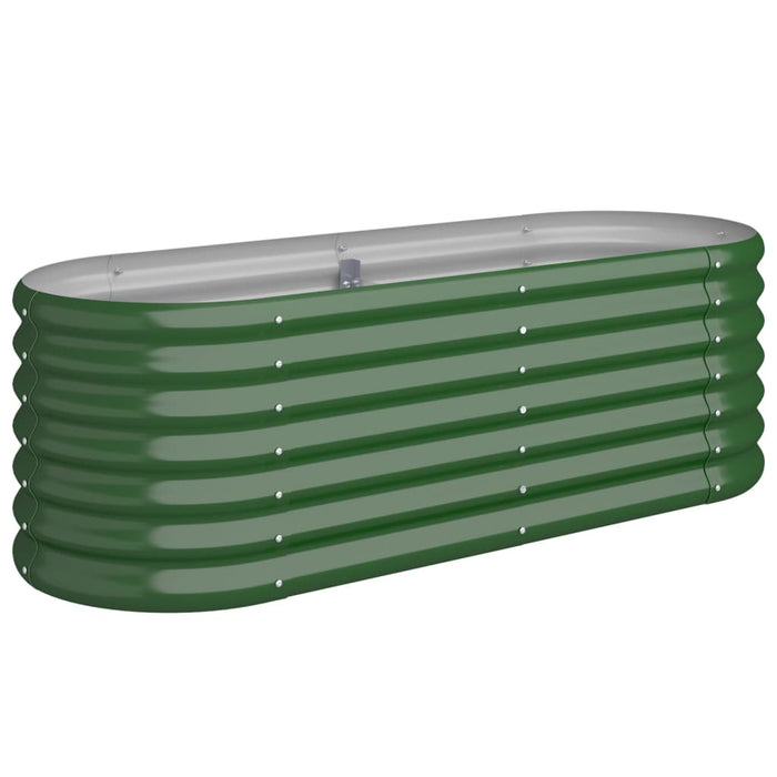 Strat înălțat grădină 114x40x36 cm oțel galvanizat WALTI