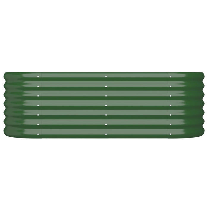 Strat înălțat grădină 114x40x36 cm oțel galvanizat WALTI