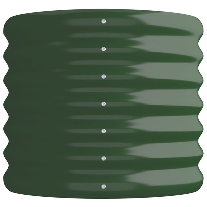 Strat înălțat grădină 114x40x36 cm oțel galvanizat WALTI
