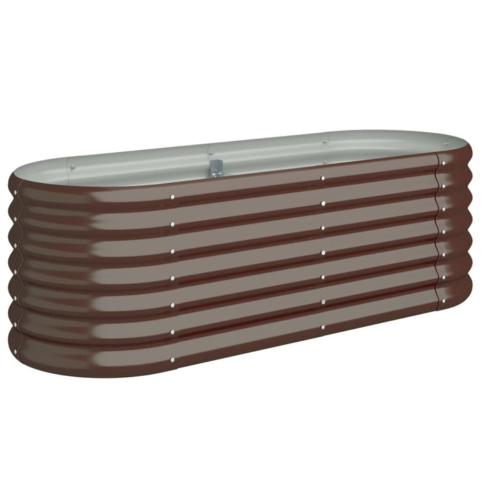 Strat înălțat grădină 114x40x36 cm oțel galvanizat WALTI