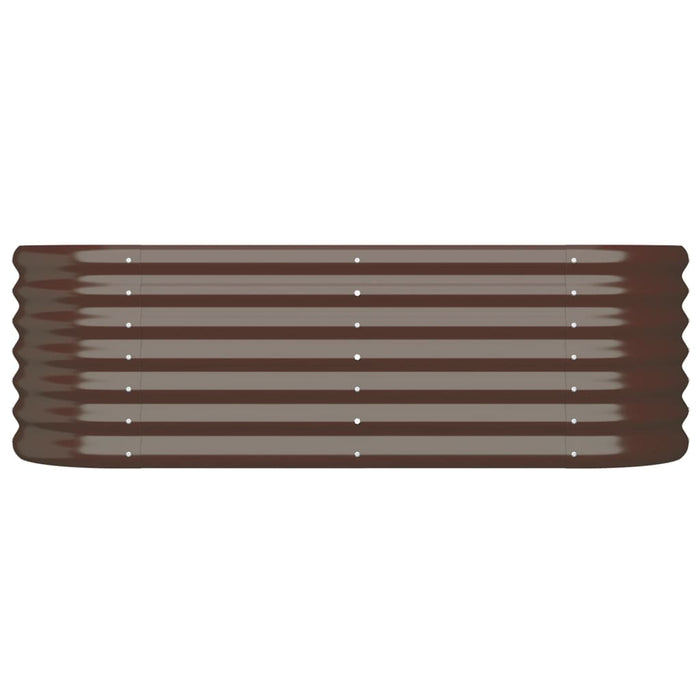 Strat înălțat grădină 114x40x36 cm oțel galvanizat WALTI