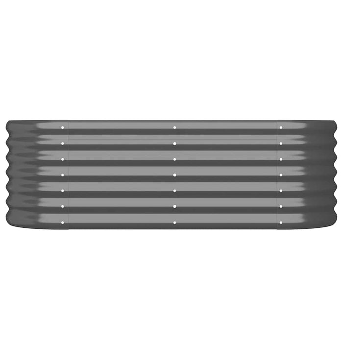 Strat înălțat grădină 114x40x36 cm oțel galvanizat WALTI