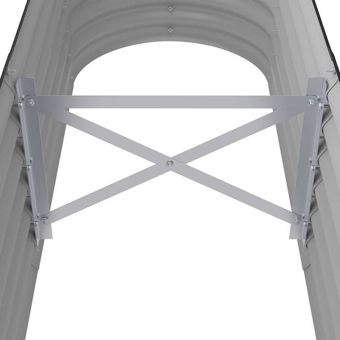 Strat înălțat grădină 114x40x36 cm oțel galvanizat WALTI