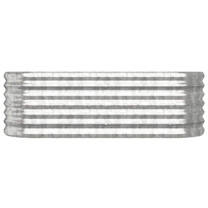 Strat înălțat grădină 114x40x36 cm oțel galvanizat WALTI
