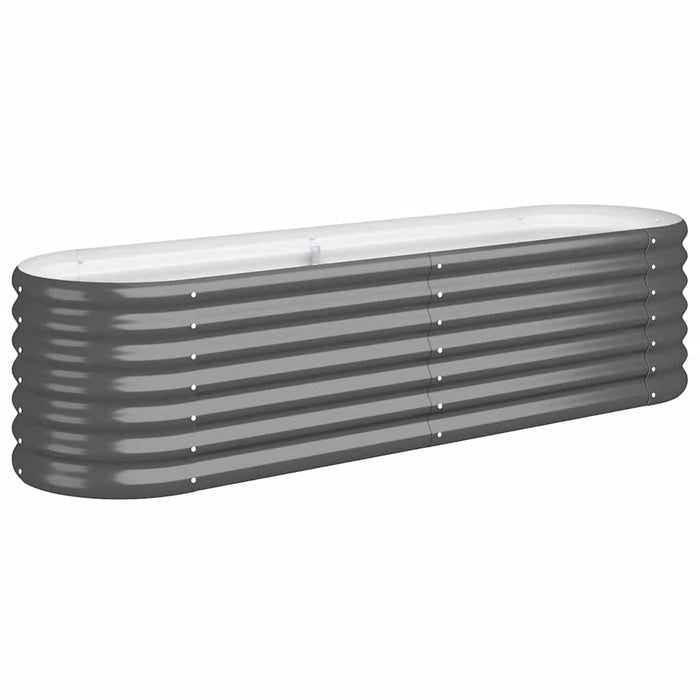 Strat înălțat grădină 152x40x36 cm oțel galvanizat WALTI