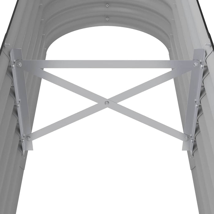 Strat înălțat grădină 152x40x36 cm oțel galvanizat WALTI