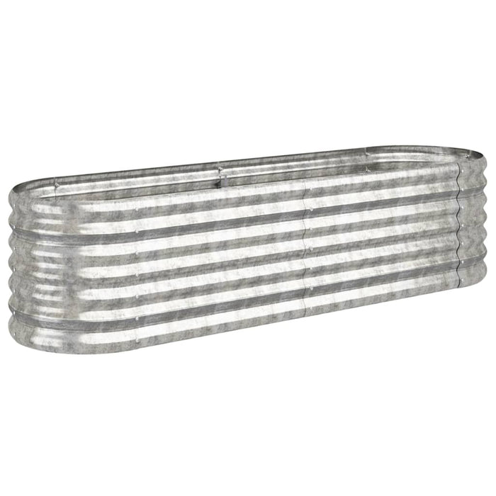 Strat înălțat grădină 152x40x36 cm oțel galvanizat WALTI
