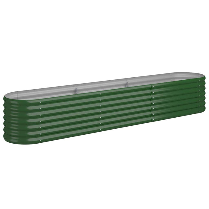 Strat înălțat grădină 224x40x36 cm oțel galvanizat WALTI