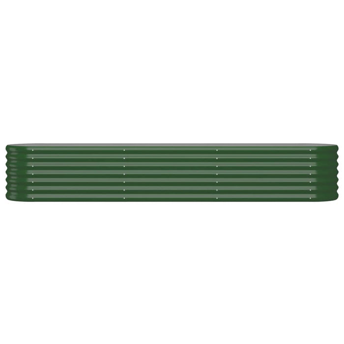 Strat înălțat grădină 224x40x36 cm oțel galvanizat WALTI