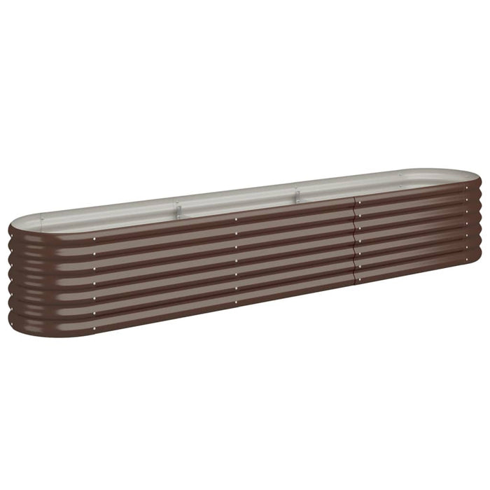 Strat înălțat grădină 224x40x36 cm oțel galvanizat WALTI