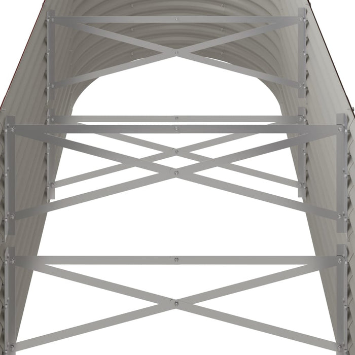 Strat înălțat grădină 224x40x36 cm oțel galvanizat WALTI