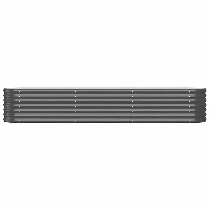 Strat înălțat grădină 224x40x36 cm oțel galvanizat WALTI