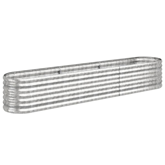 Strat înălțat grădină 224x40x36 cm oțel galvanizat WALTI