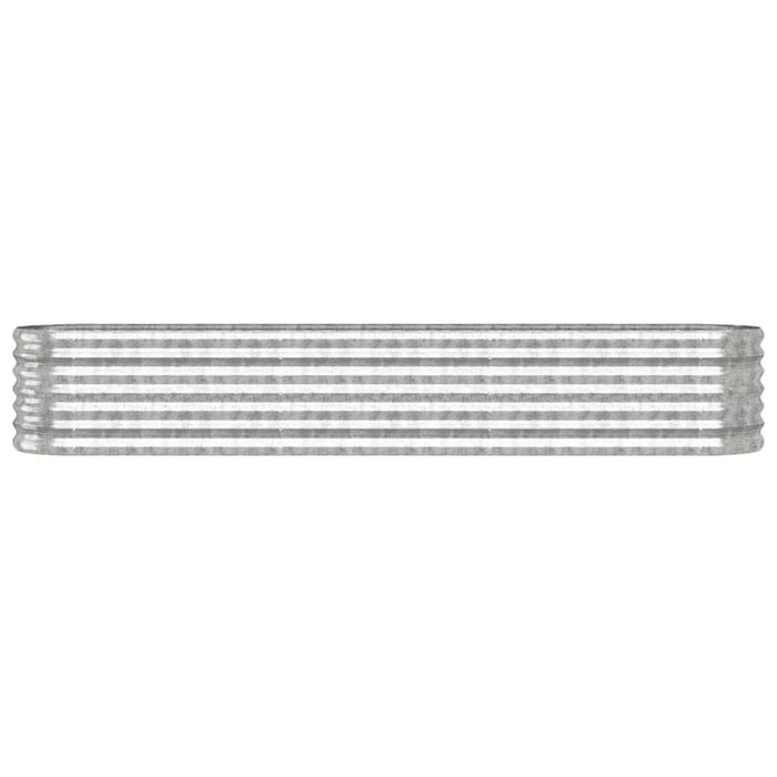 Strat înălțat grădină 224x40x36 cm oțel galvanizat WALTI