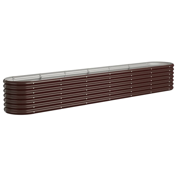Strat înălțat grădină 260x40x36 cm oțel galvanizat WALTI