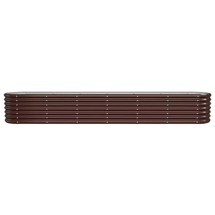 Strat înălțat grădină 260x40x36 cm oțel galvanizat WALTI