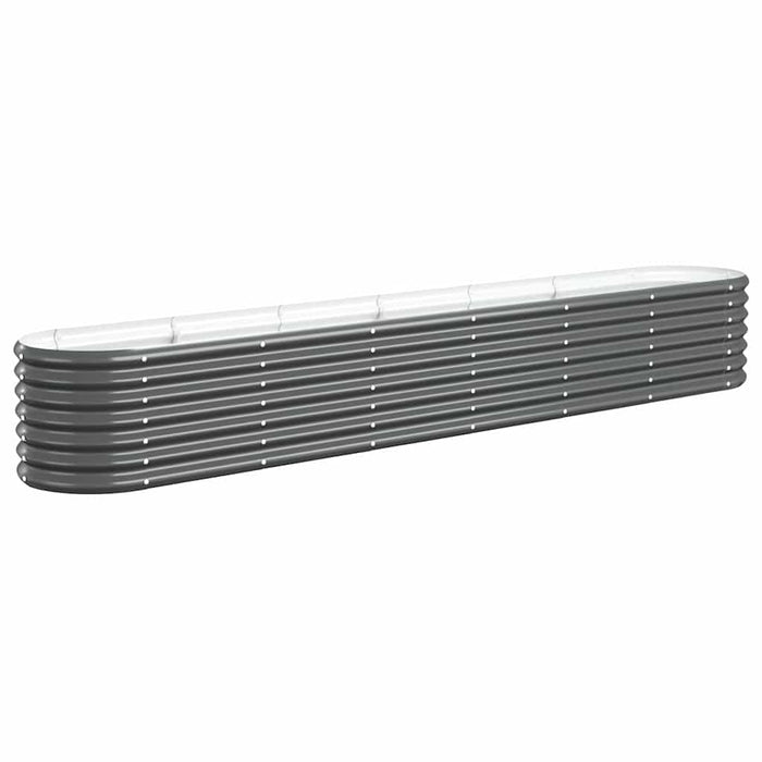 Strat înălțat grădină 260x40x36 cm oțel galvanizat WALTI