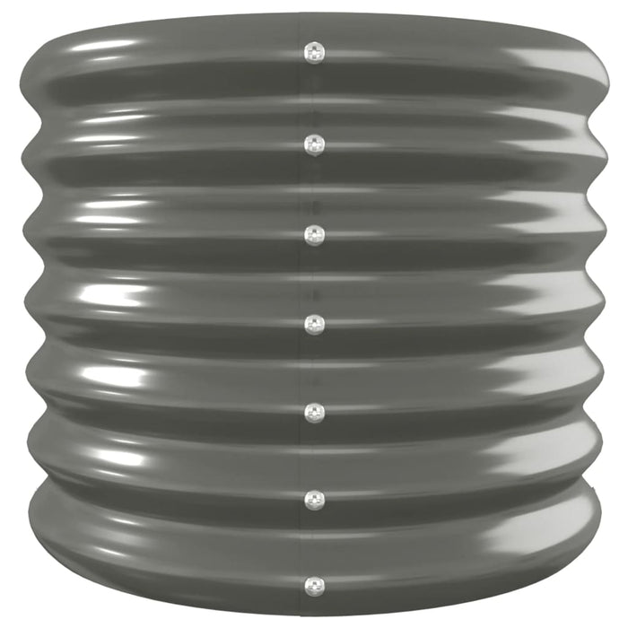Strat înălțat grădină gri 332x40x36cm oțel galvanizat WALTI
