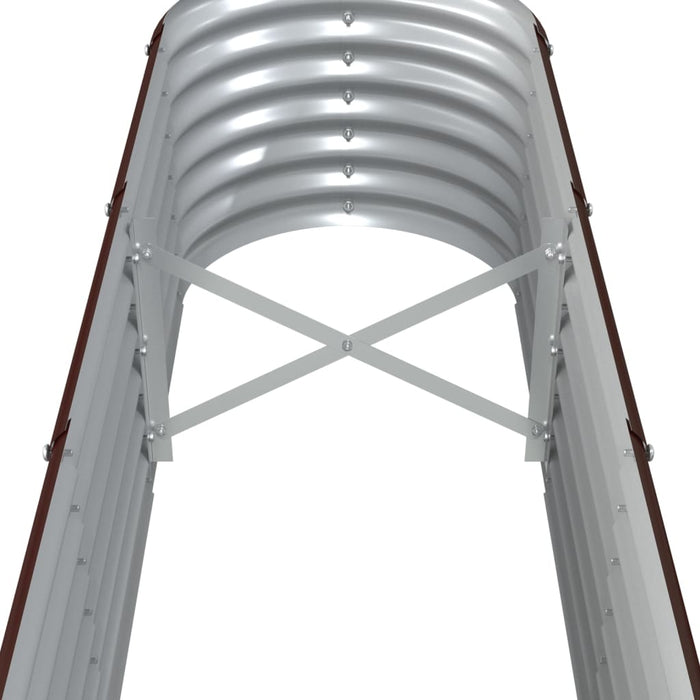 Strat înălțat grădină 332x40x36 cm oțel galvanizat WALTI