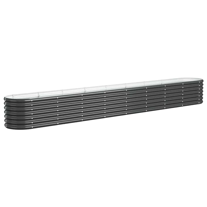 Strat înălțat grădină 332x40x36 cm oțel galvanizat WALTI