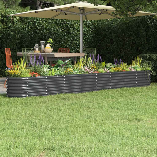 Strat înălțat grădină 332x40x36 cm oțel galvanizat - WALTI WALTI