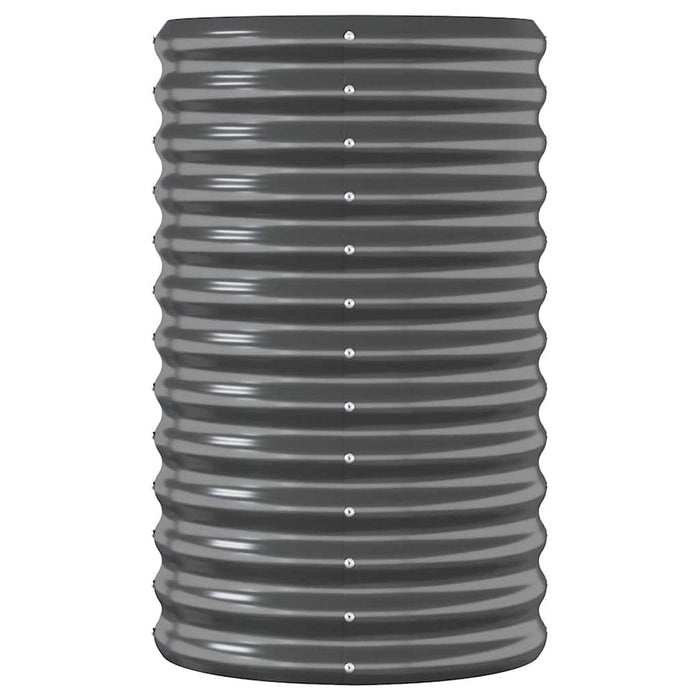 Strat înălțat grădină 114x40x68 cm oțel galvanizat WALTI