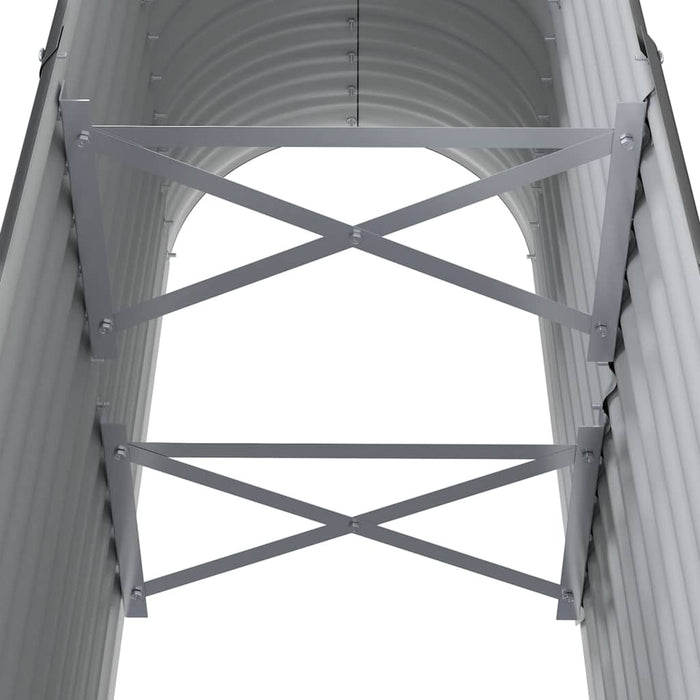 Strat înălțat grădină 114x40x68 cm oțel galvanizat WALTI
