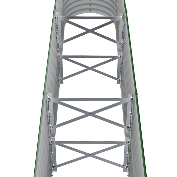 Strat înălțat grădină 152x40x68 cm oțel galvanizat WALTI