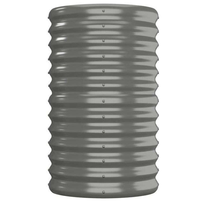 Strat înălțat grădină gri 152x40x68cm oțel galvanizat WALTI