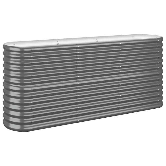 Strat înălțat grădină 152x40x68 cm oțel galvanizat WALTI