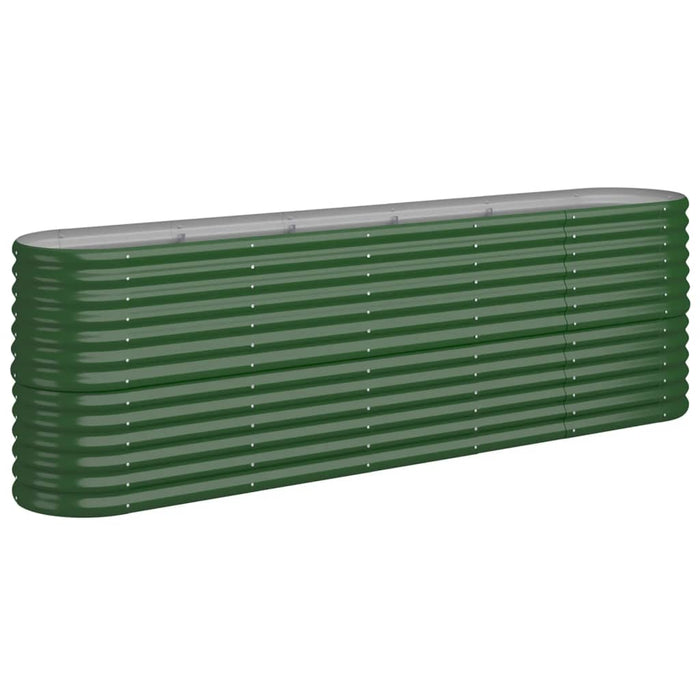 Strat înălțat grădină 224x40x68 cm oțel galvanizat WALTI