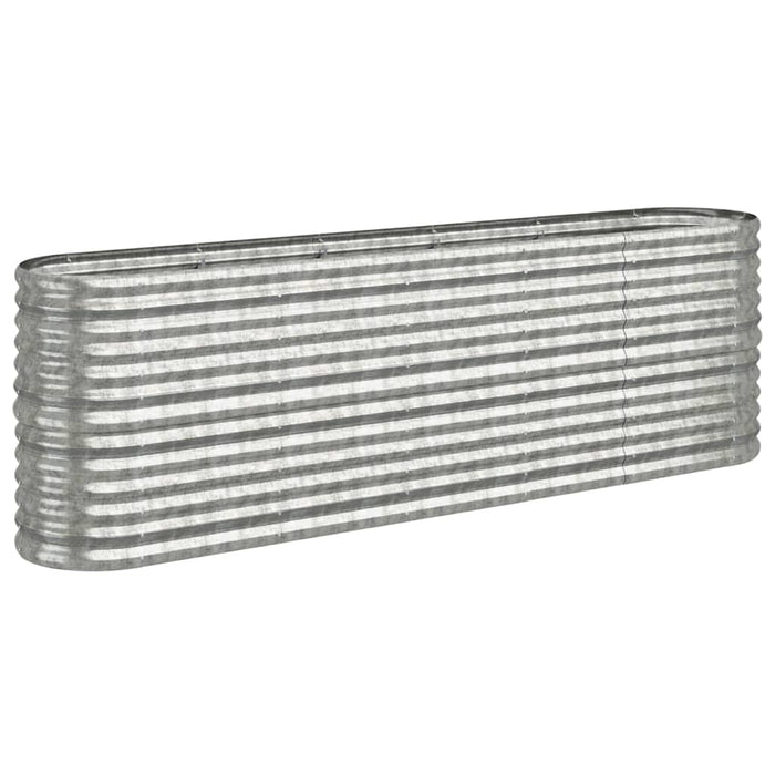 Strat înălțat grădină 224x40x68 cm oțel galvanizat WALTI