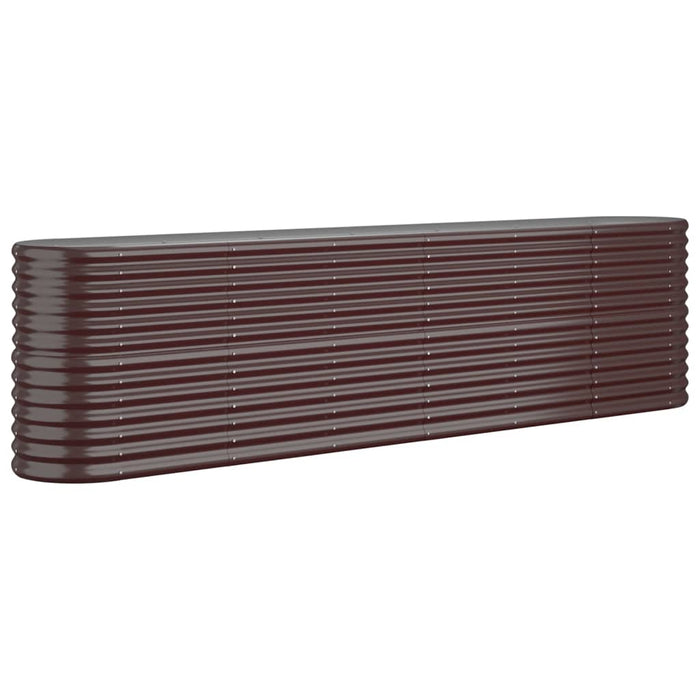 Strat înălțat grădină 260x40x68 cm oțel galvanizat WALTI