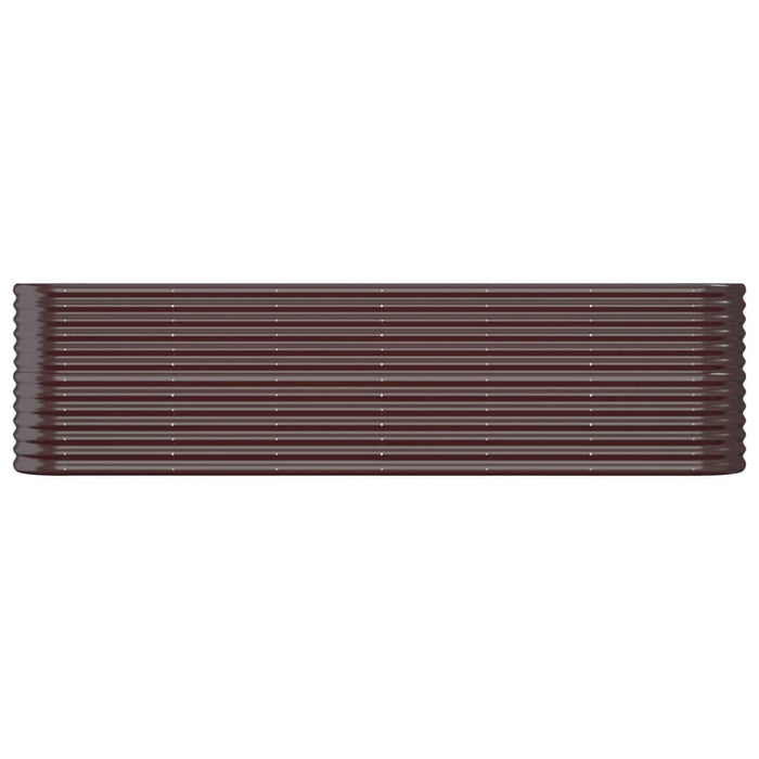Strat înălțat grădină 260x40x68 cm oțel galvanizat WALTI